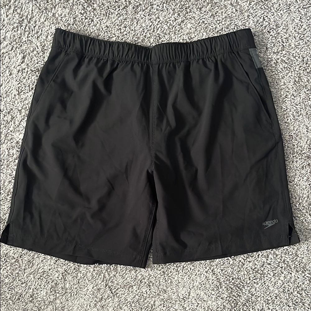 Speedo Black Swim Shorts‎ Size Large